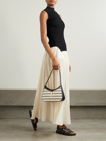 TOTEME Asymmetric ribbed-knit tank