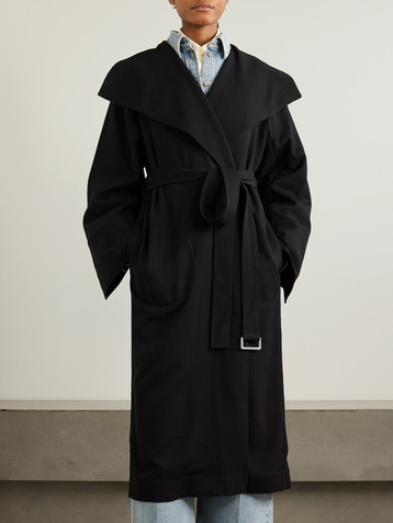 TOTEME Belted twill coat