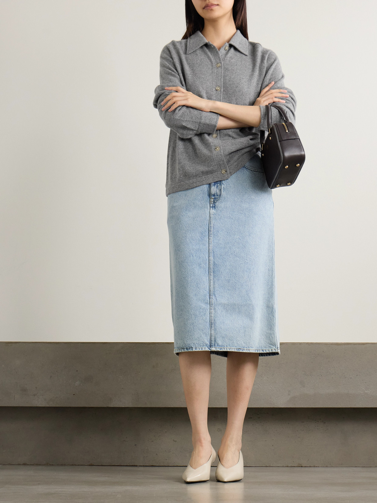 Totême Cardigan In Gray