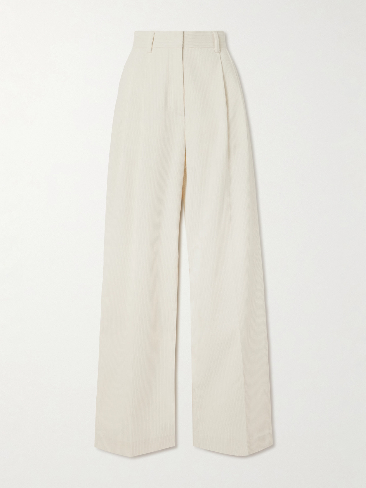 Totême Toteme Regular & Straight Leg Pants In Ecru