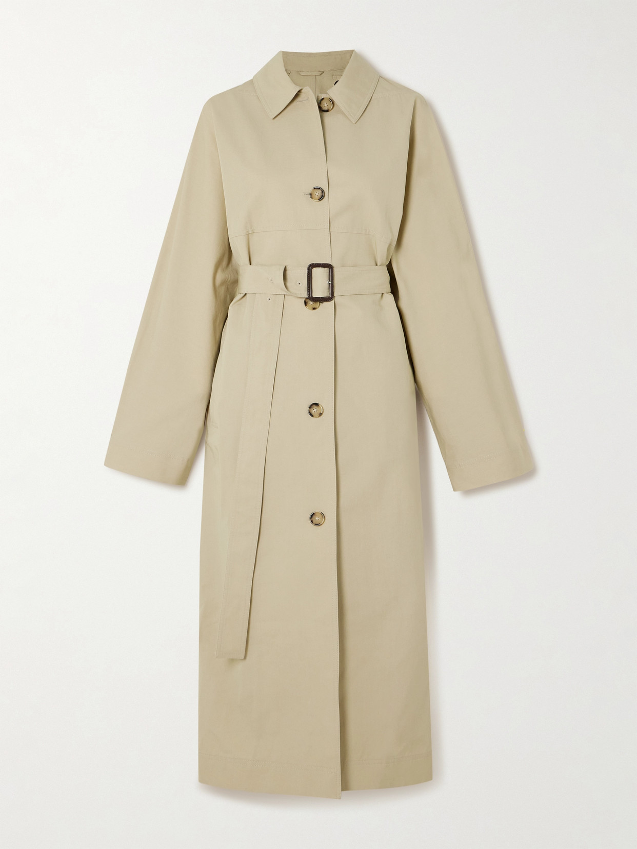 TOTEME - Organic Cotton And Silk-blend Trench Coat - Neutrals
