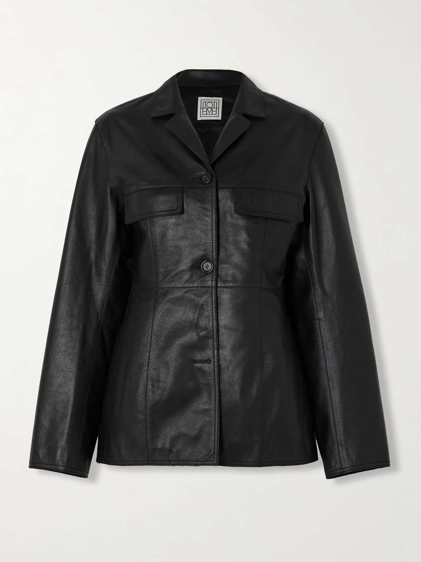 TOTEME Hourglass Leather Jacket