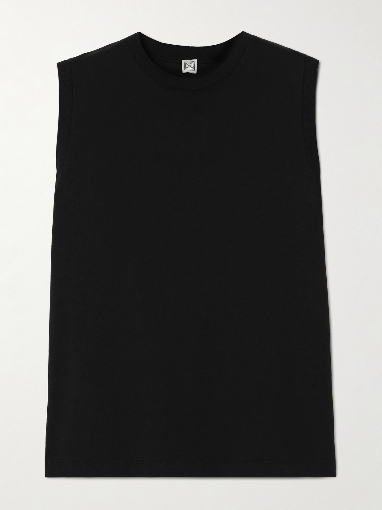 Totême Organic Cotton-jersey T-shirt In Black