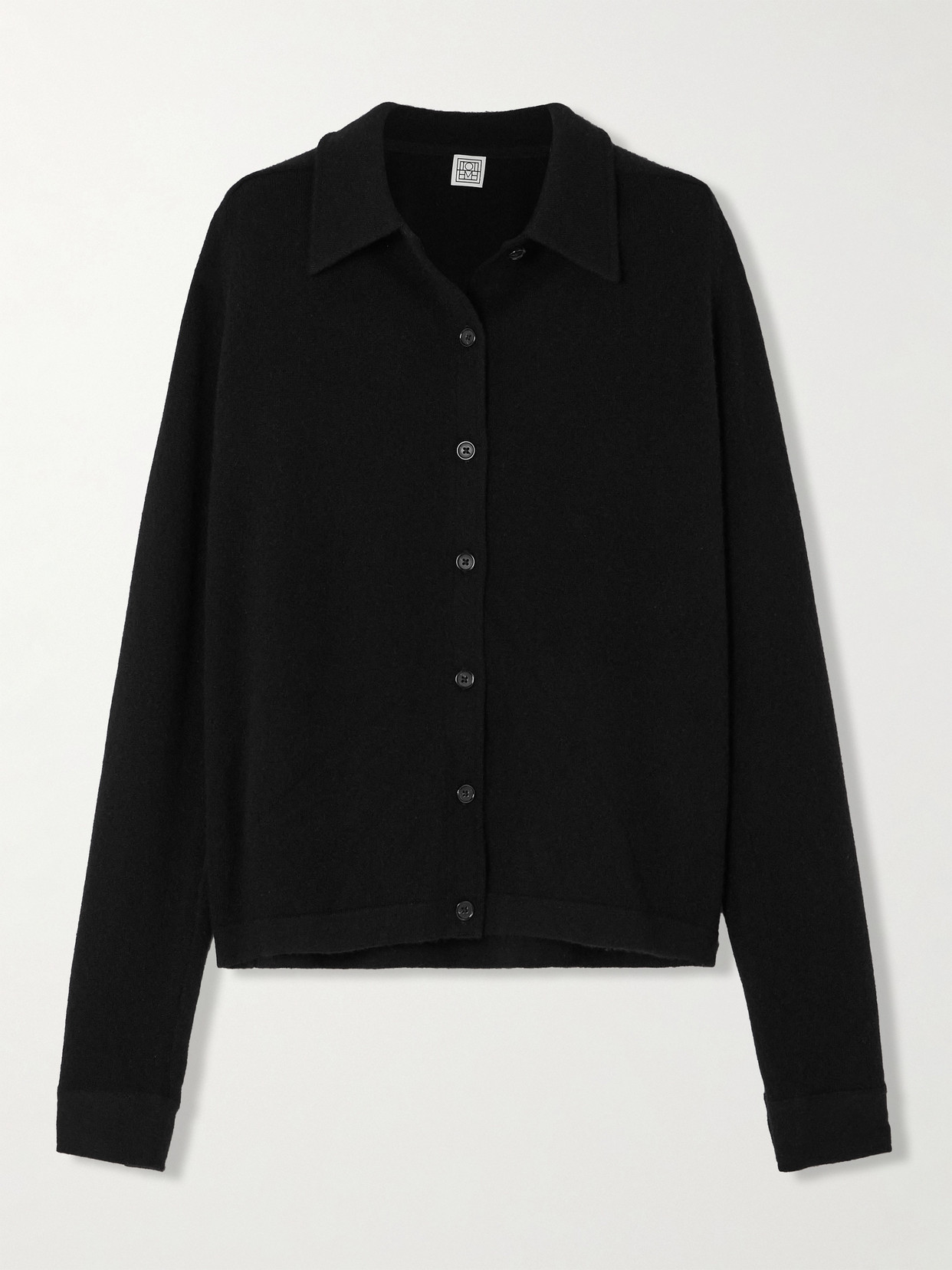 Totême Cashmere Cardigan In Black