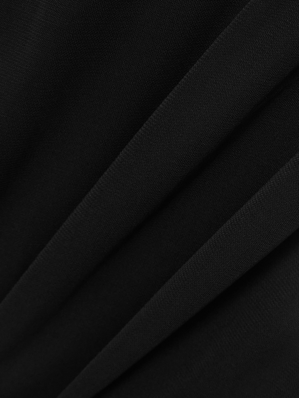 Totême Twisted Draped Satin Maxi Dress In Black