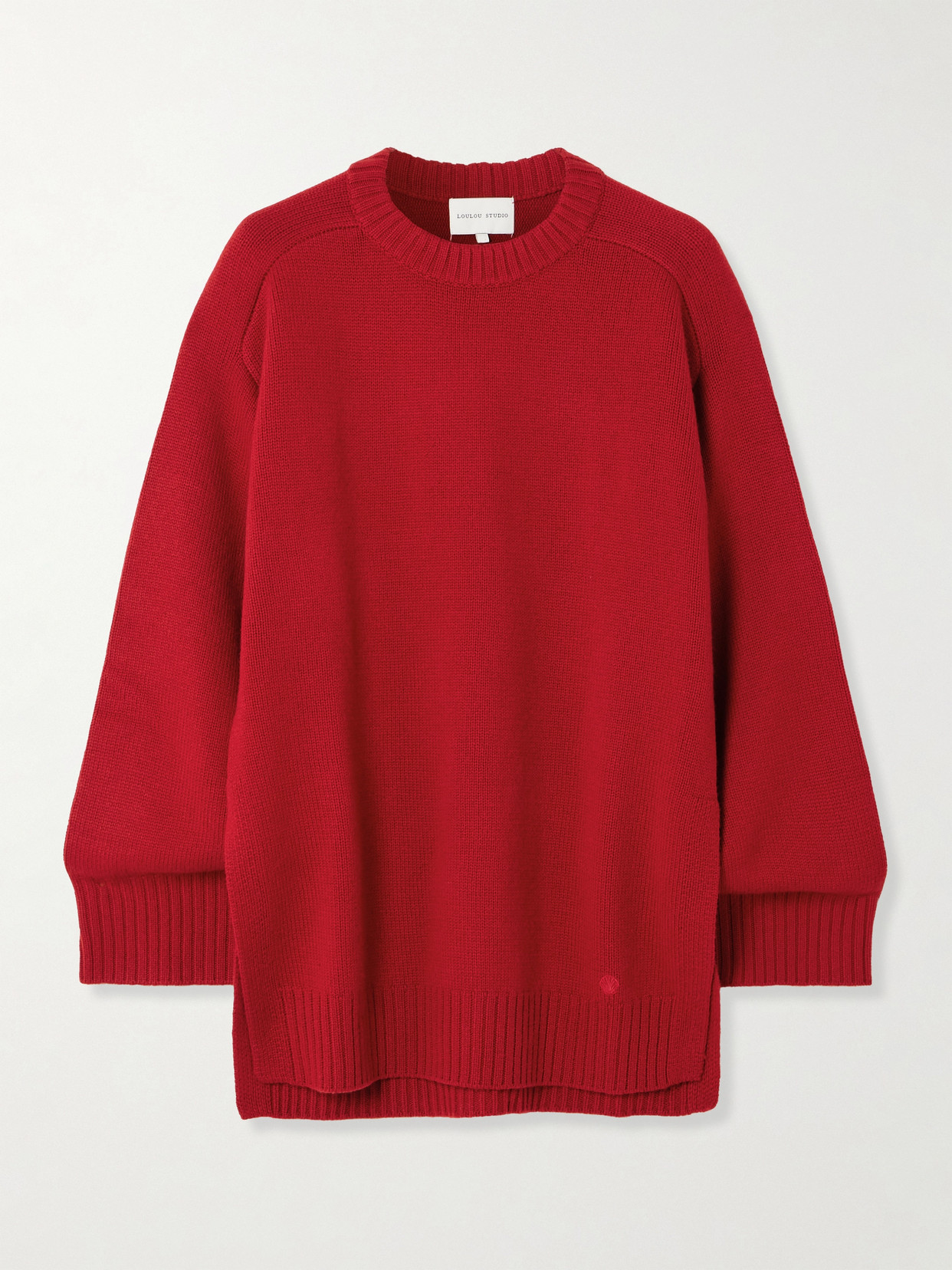 LOULOU STUDIO - Safi Oversized Wool And Cashmere-blend Sweater - Burgundy