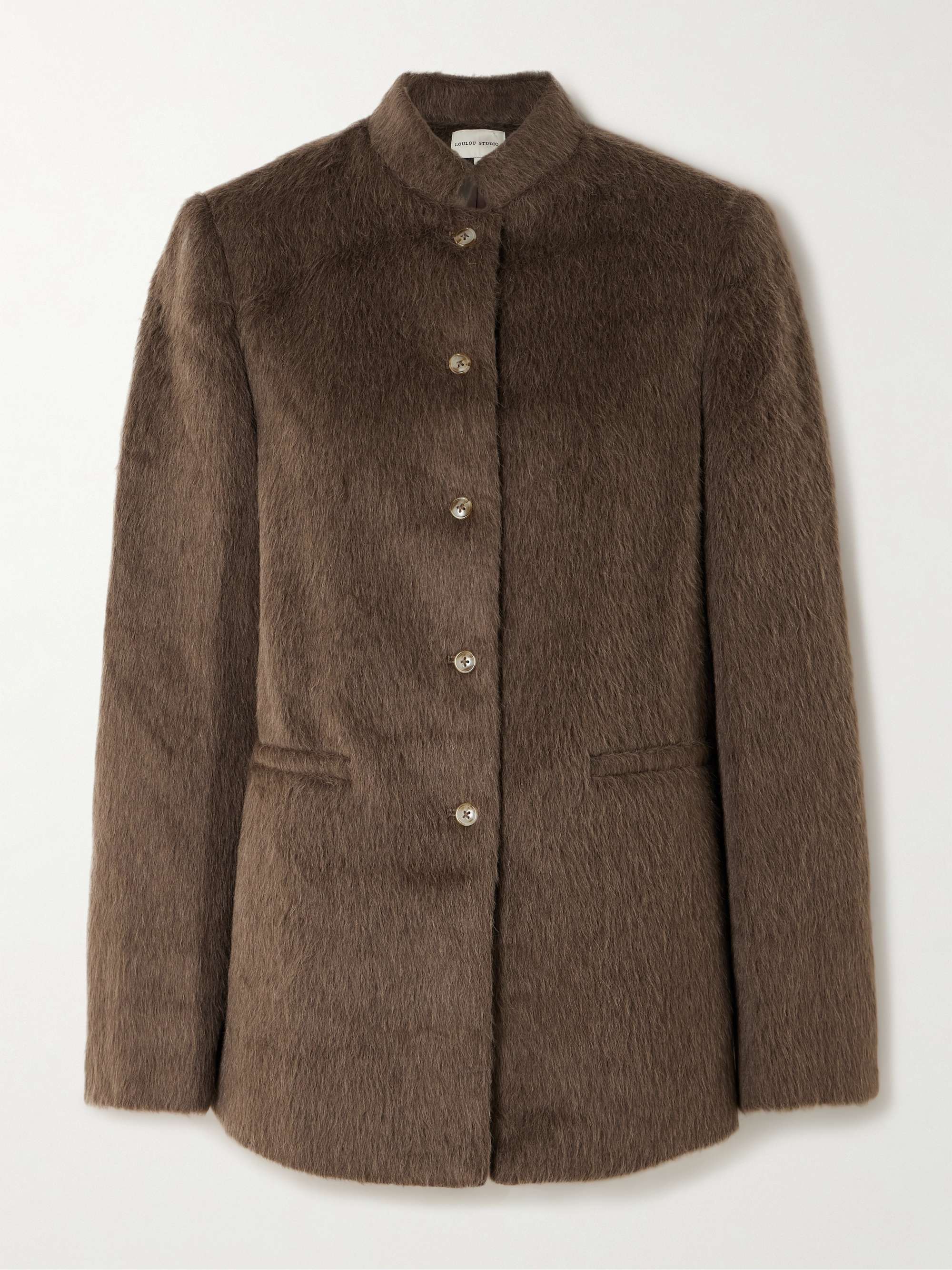 Eileen fisher alpaca moto jacket deals
