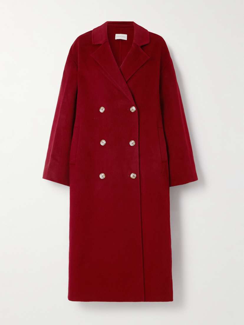Loulou de Saison Borneo Double-breasted Wool And Cashmere-blend Coat - x large