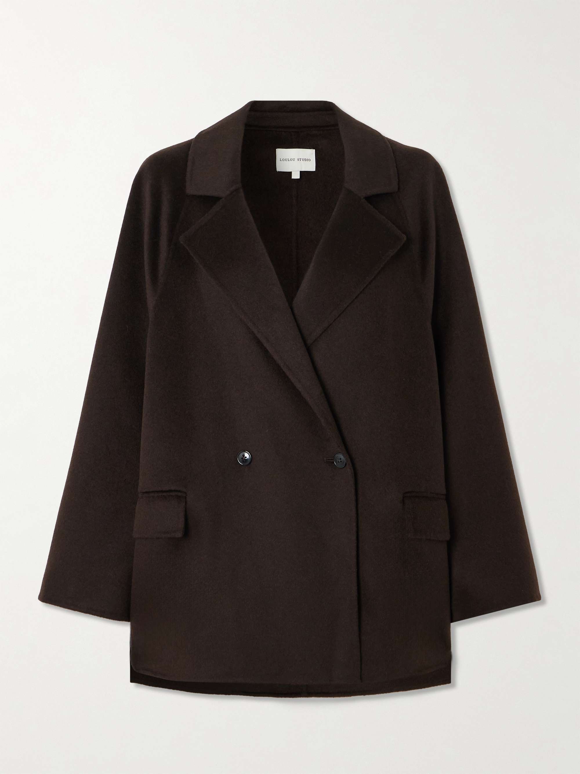 LOULOU STUDIO | Double-breasted wool-blend coat