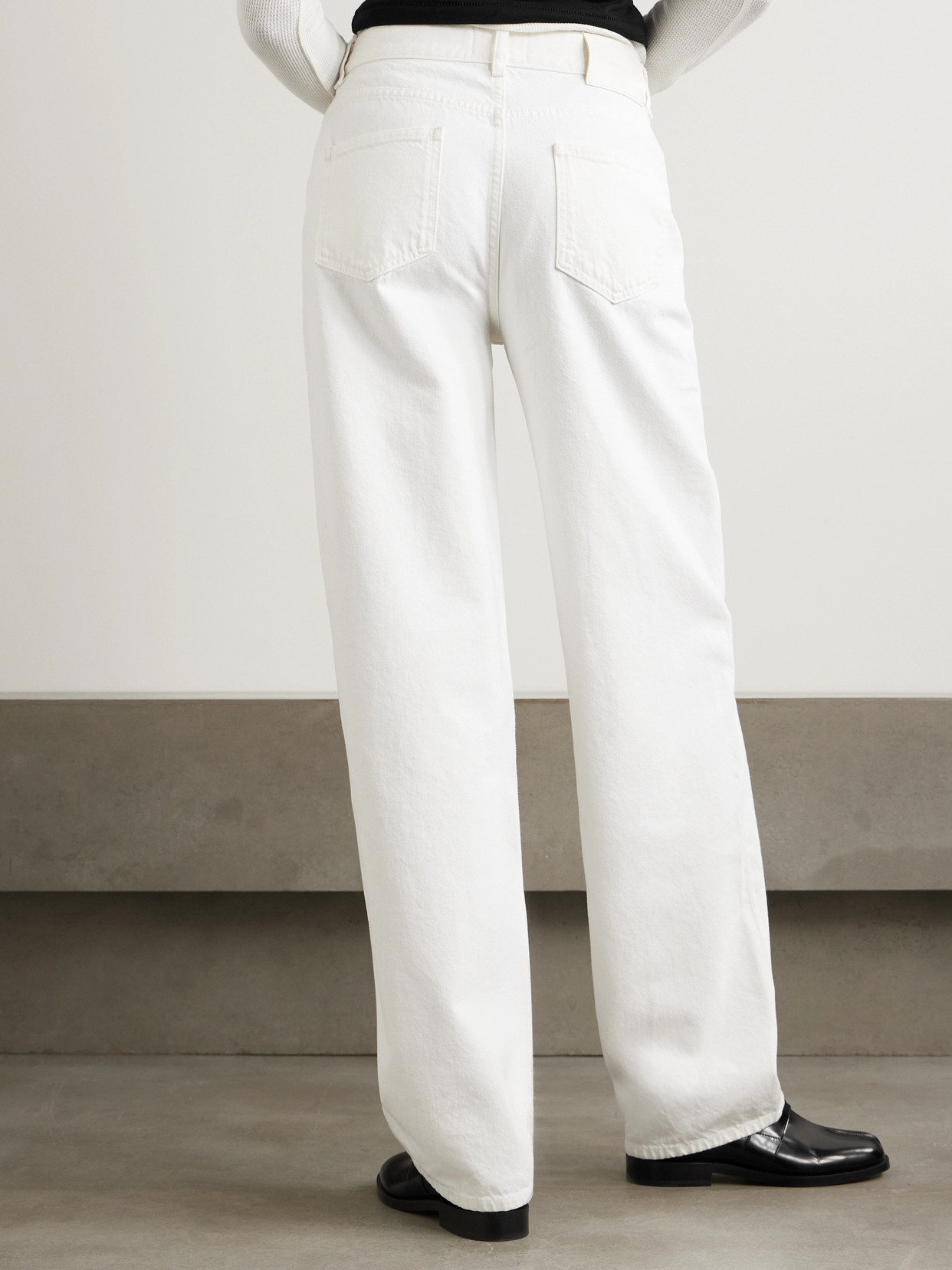 Samur High-Rise Straight-Leg Organic Jeans