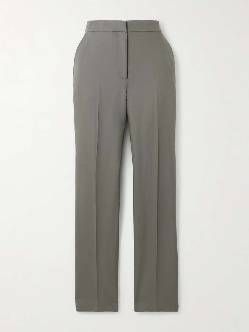 Loulou de Saison Kallisto Twill Straight-leg Pants