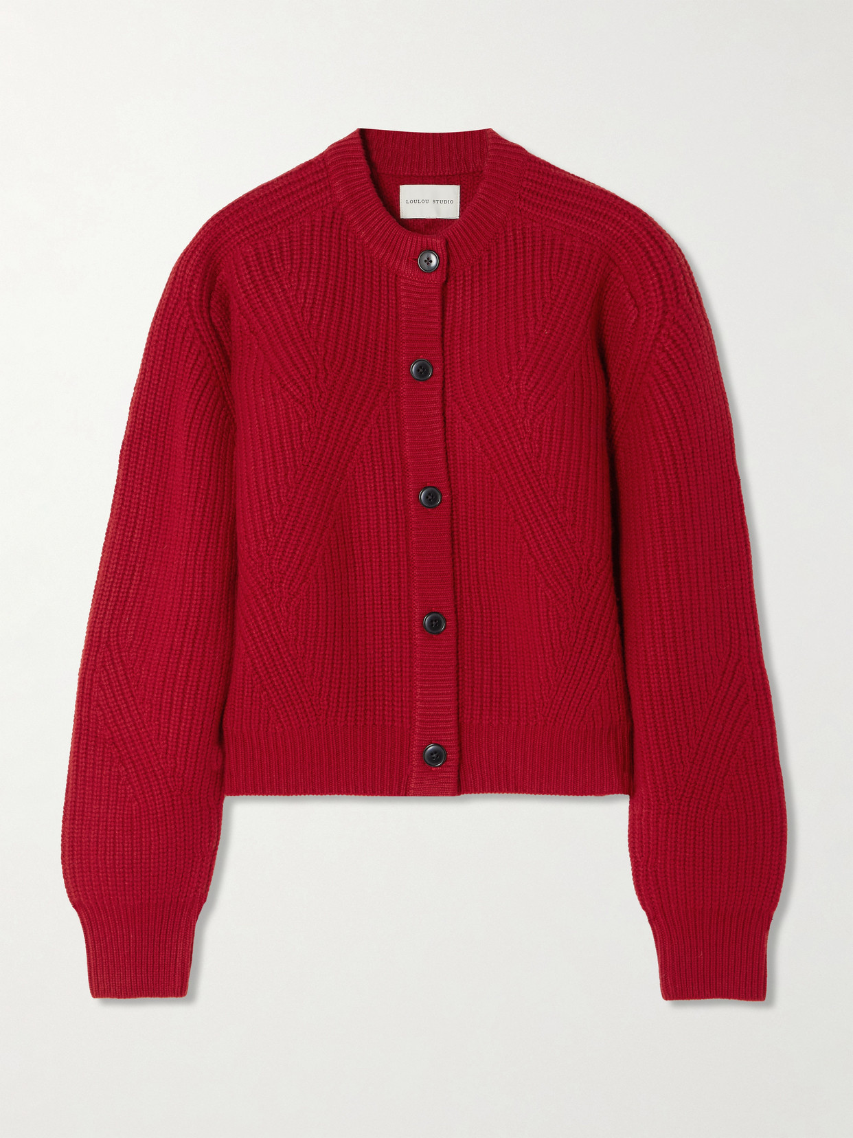 LOULOU STUDIO - Manoa Cashmere Cardigan - Red