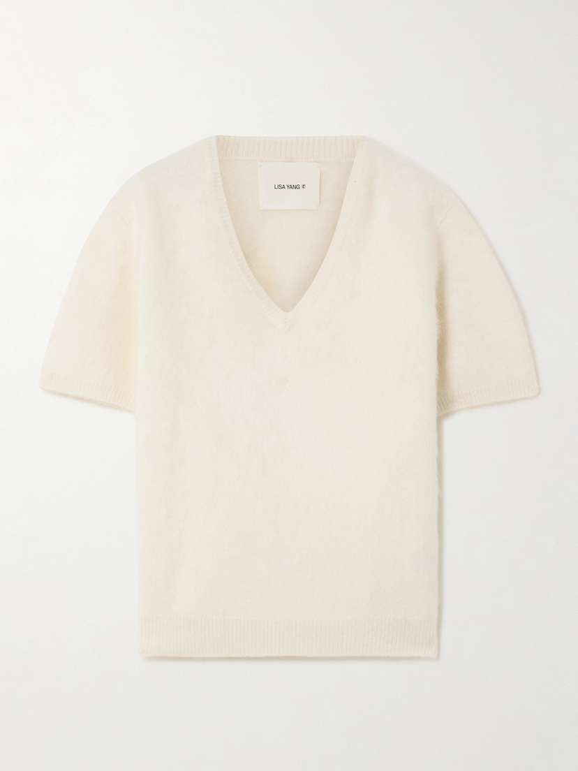 Lisa Yang Lovisa Brushed-cashmere Sweater