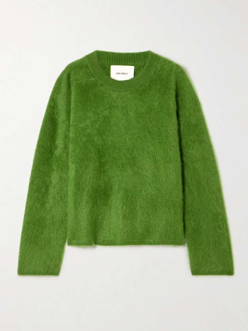 Lisa Yang Natalia Brushed-cashmere Sweater