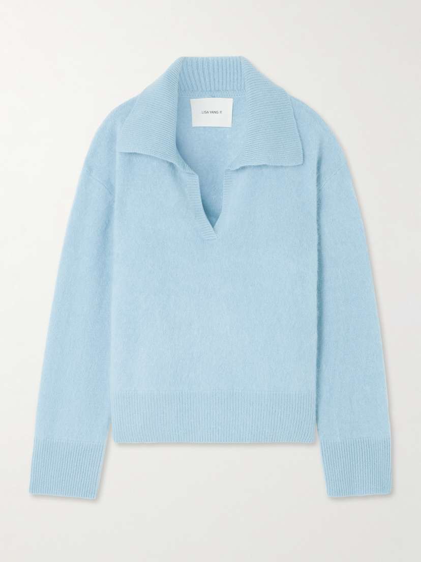 Lisa Yang Kerry Brushed-cashmere Sweater