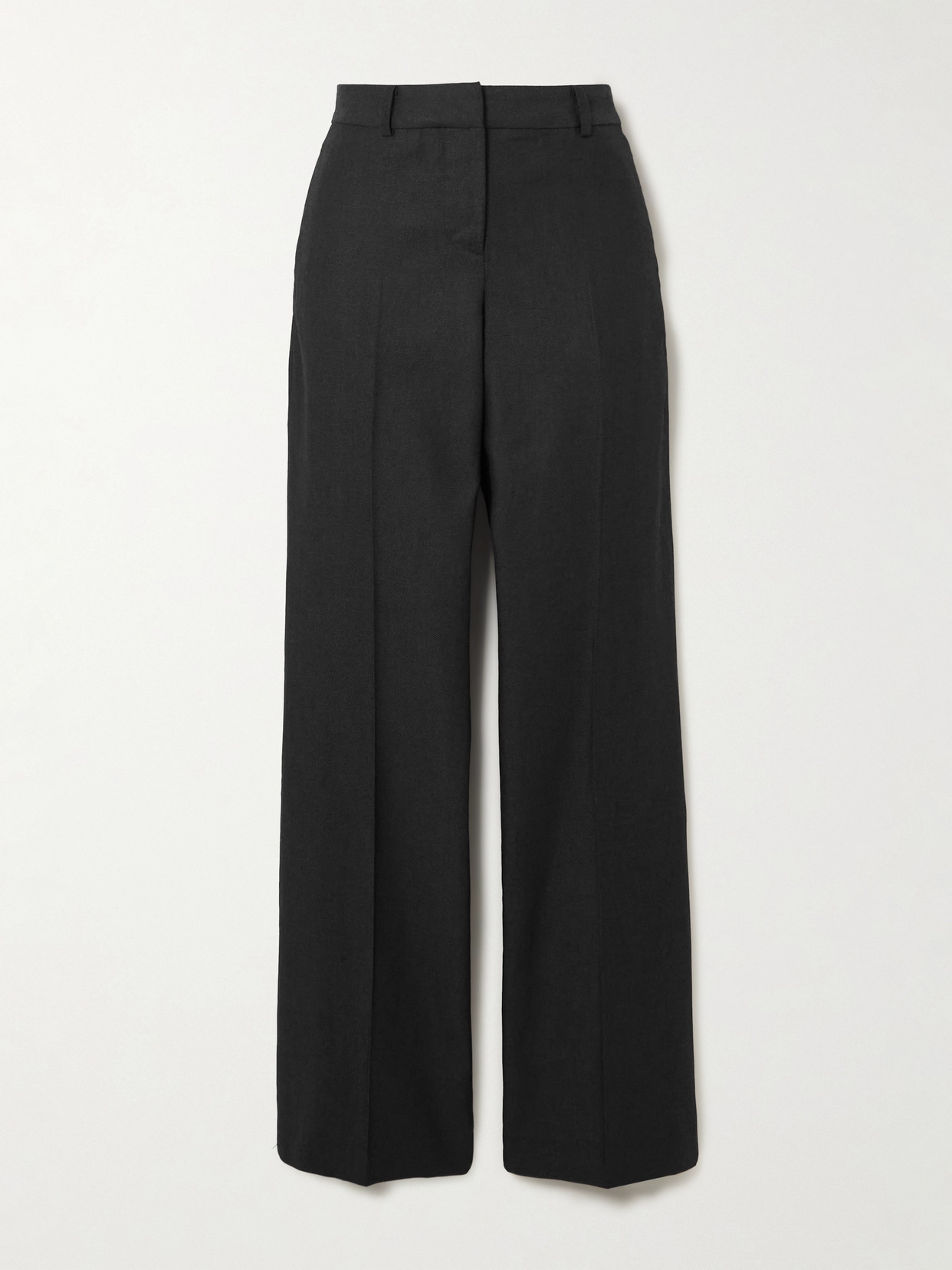 Our Legacy Hip Cotton-blend Canvas Wide-leg Trousers In Black
