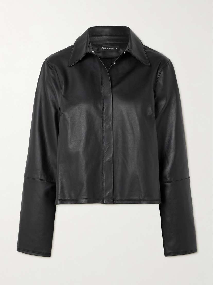 Our Legacy Auto Paneled Leather Jacket