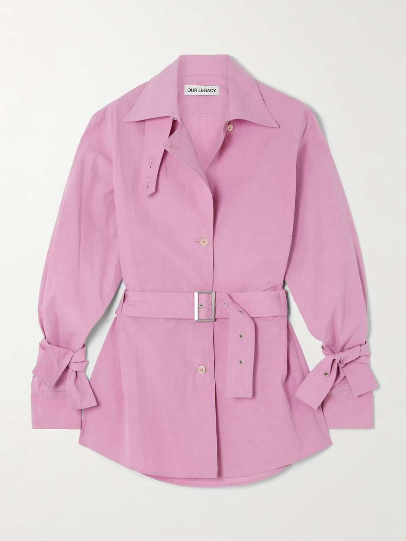 Our Legacy Belted Poplin Shirt - EU 42