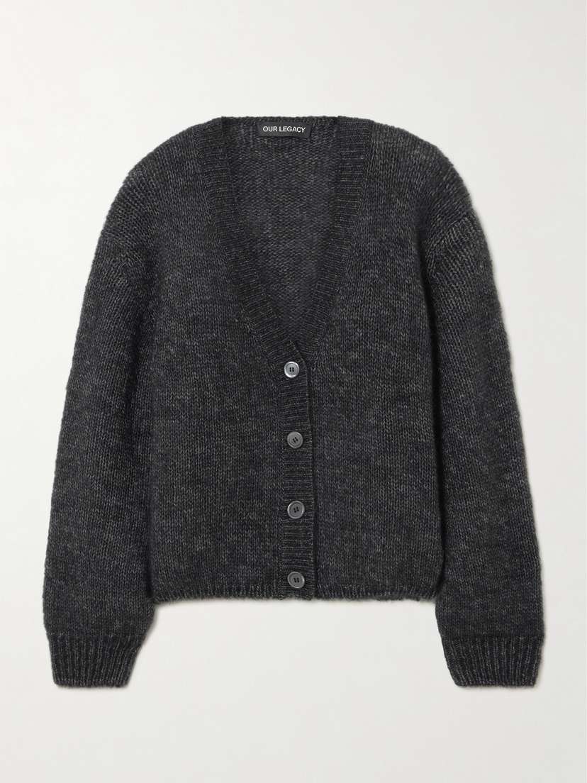 Our Legacy Academy Alpaca And Wool-blend Cardigan