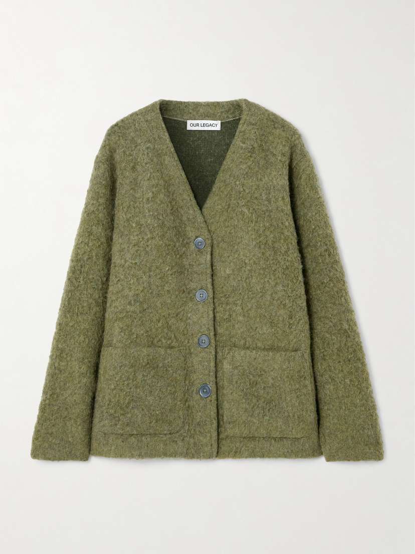 Our Legacy Brushed-knit Cardigan