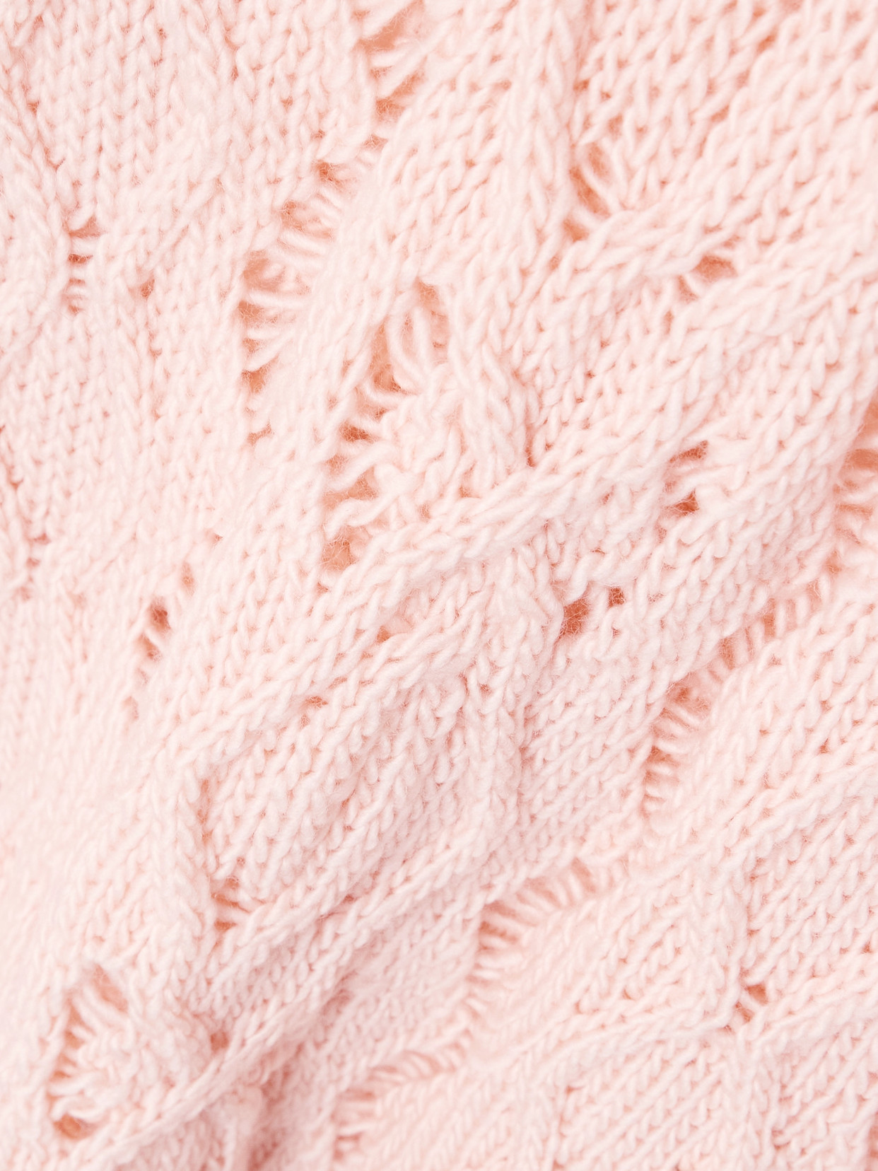 Cable Sonar Open-Knit Sweater