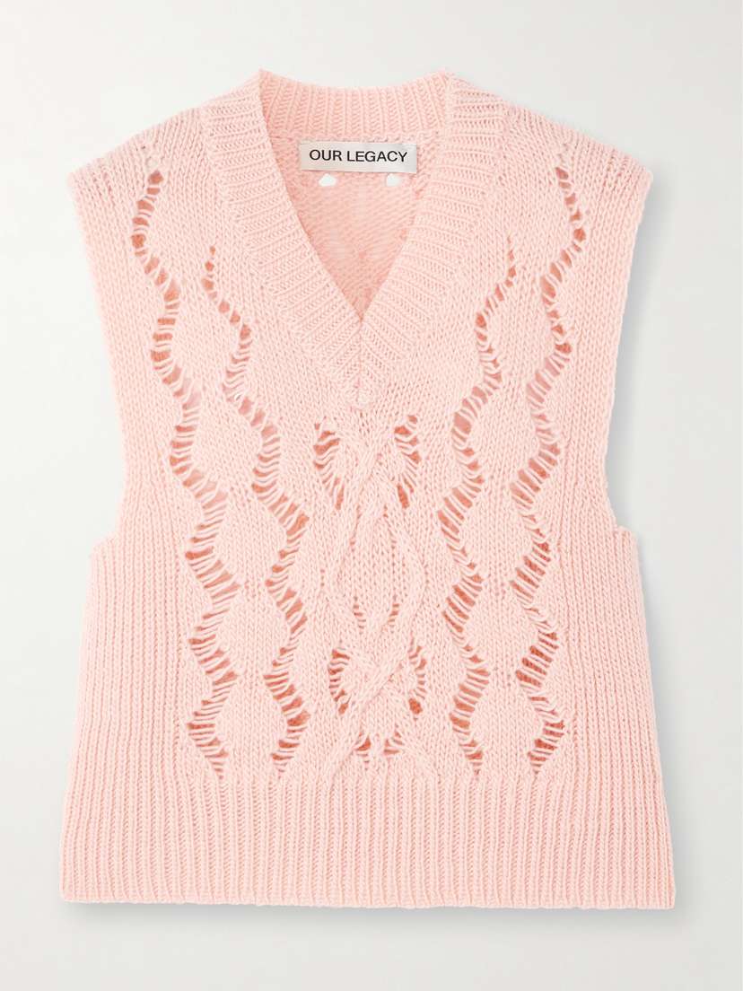 Our Legacy Michigan Open-knit Wool Tank