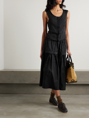 OUR LEGACY Frail frayed organza tank