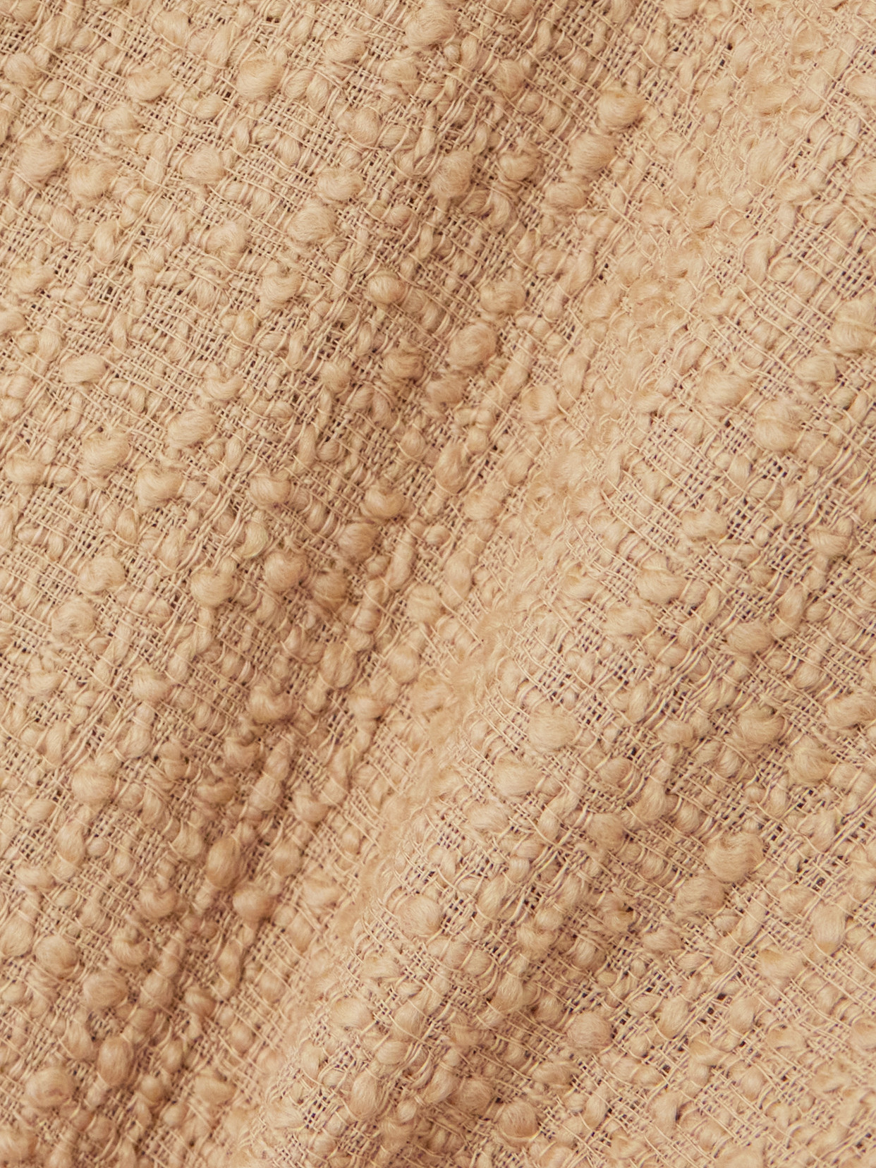 Blazé Milano Rush Coci Wool-blend Bouclé-tweed Mini Skirt In Neutrals