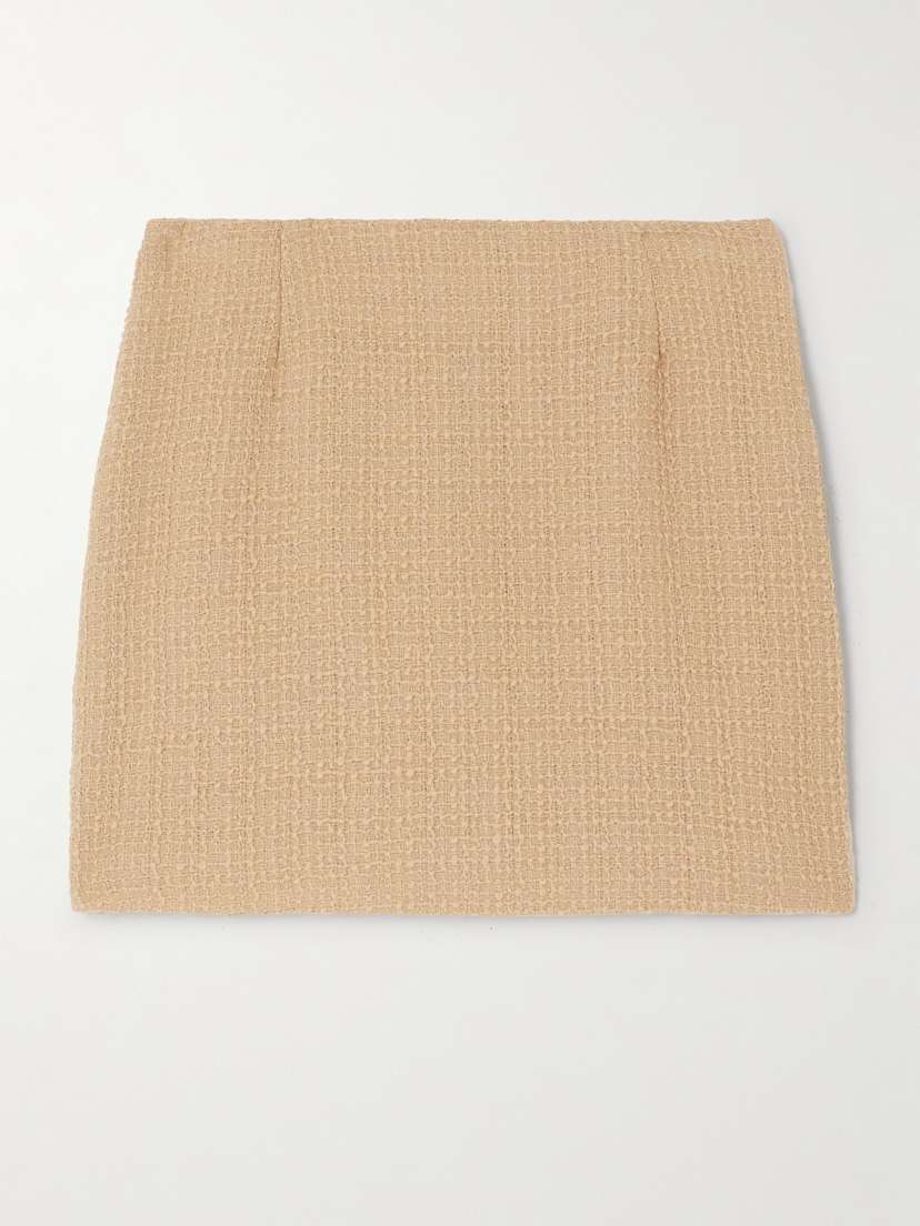 Blazé Milano Rush Coci Wool-blend Bouclé-tweed Mini Skirt
