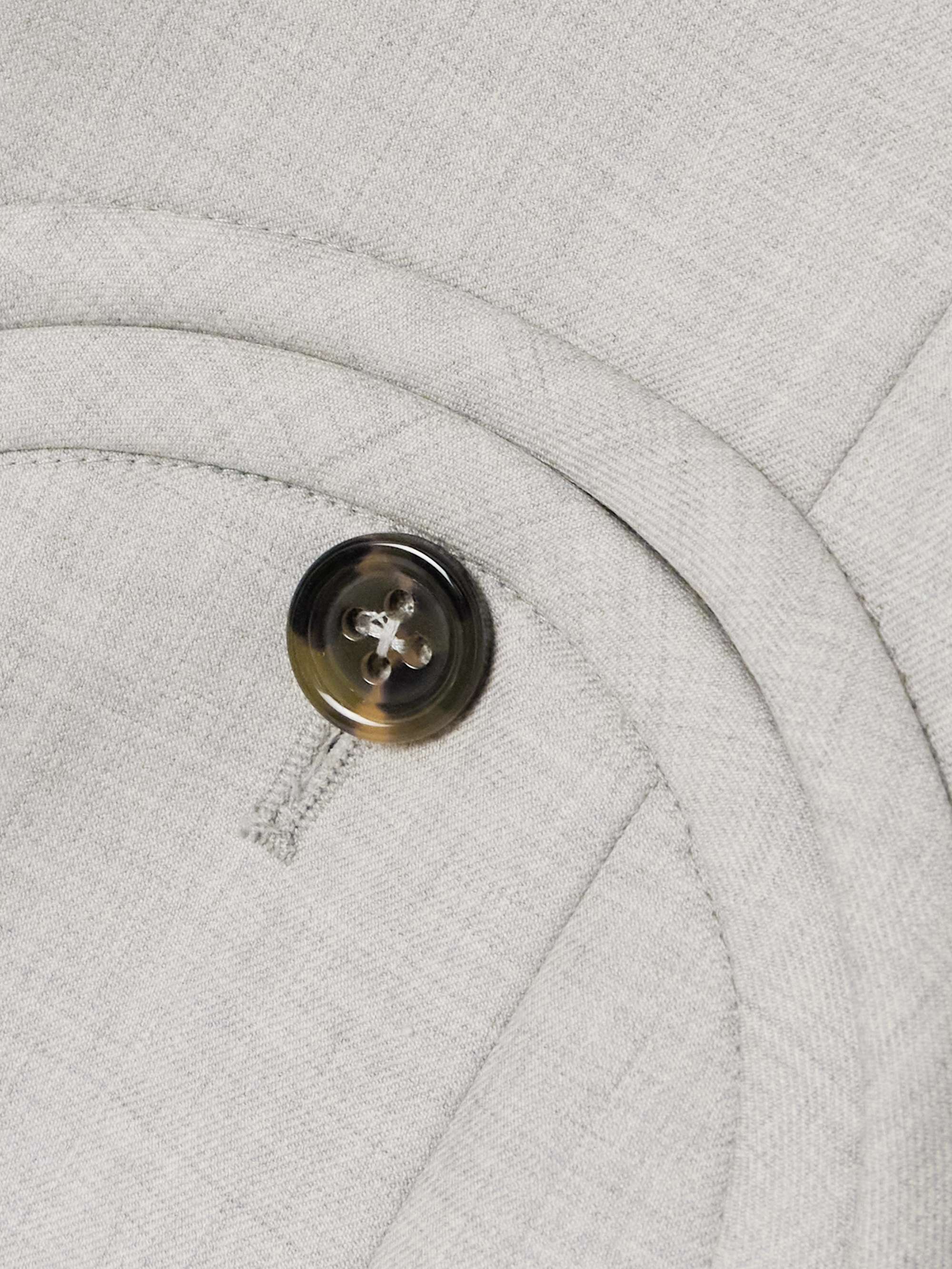 BLAZÉ MILANO Everyday double-breasted wool-crepe blazer