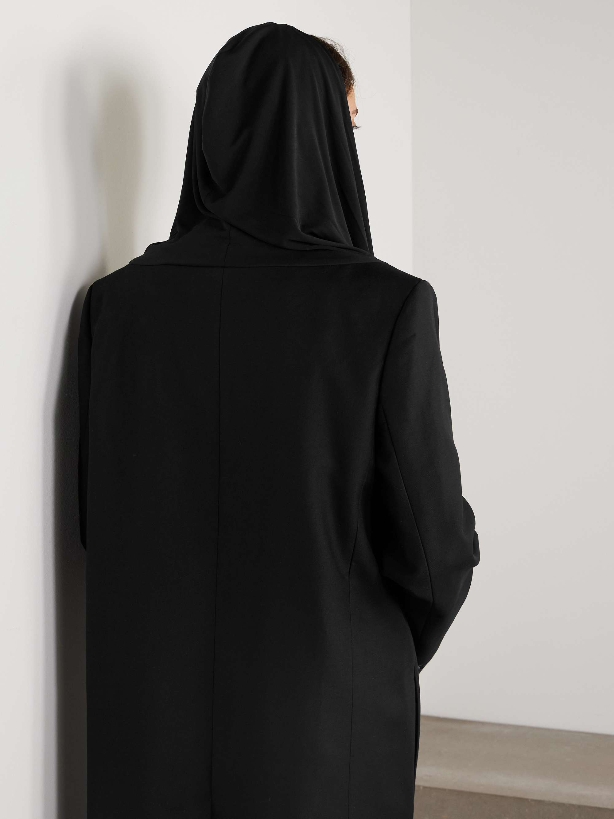 Y/PROJECT Hooded draped cotton coat | NET-A-PORTER