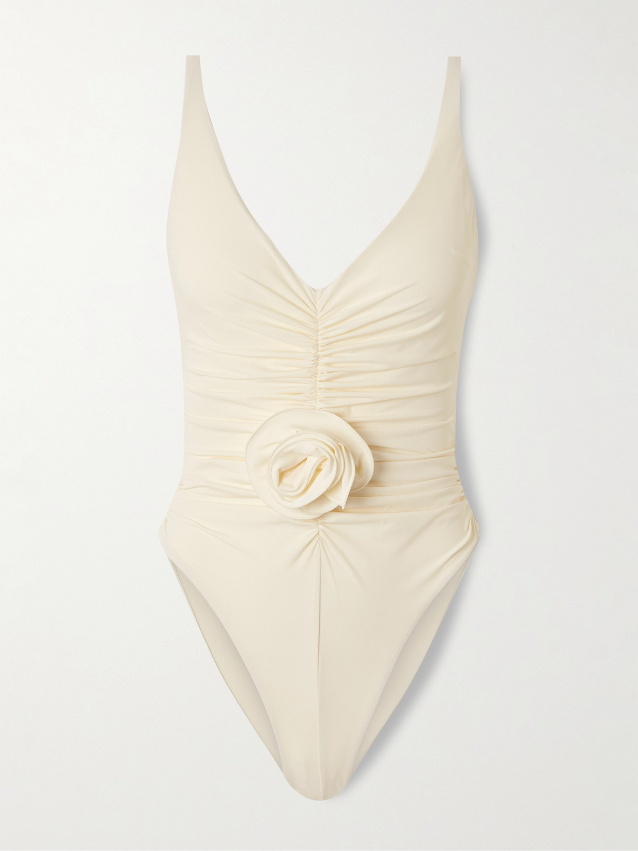 Magda Butrym Swimsuit 03 One-piece Swimsuit In Neutral