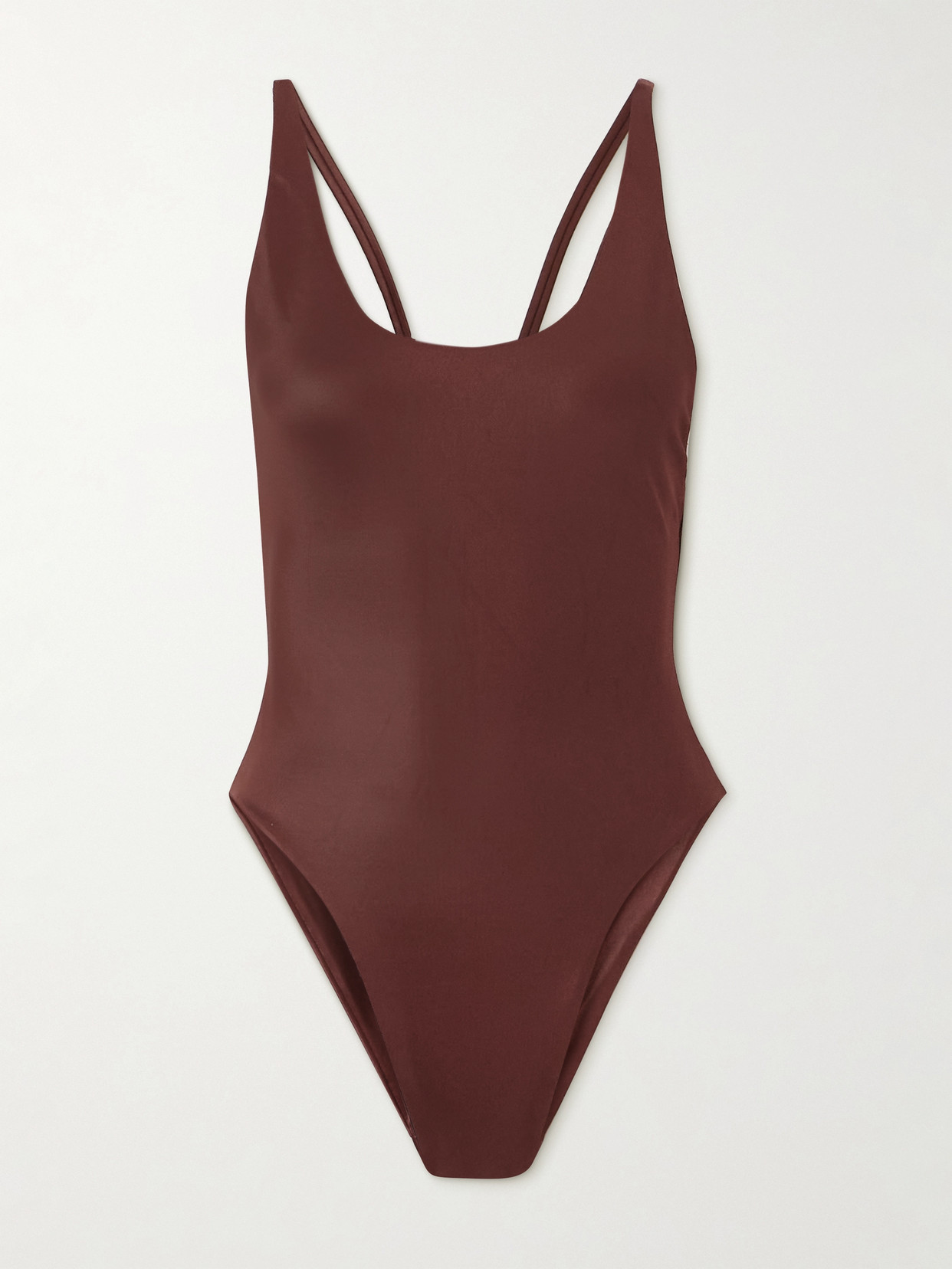 Magda Butrym One-piece Swimsuit In Brown
