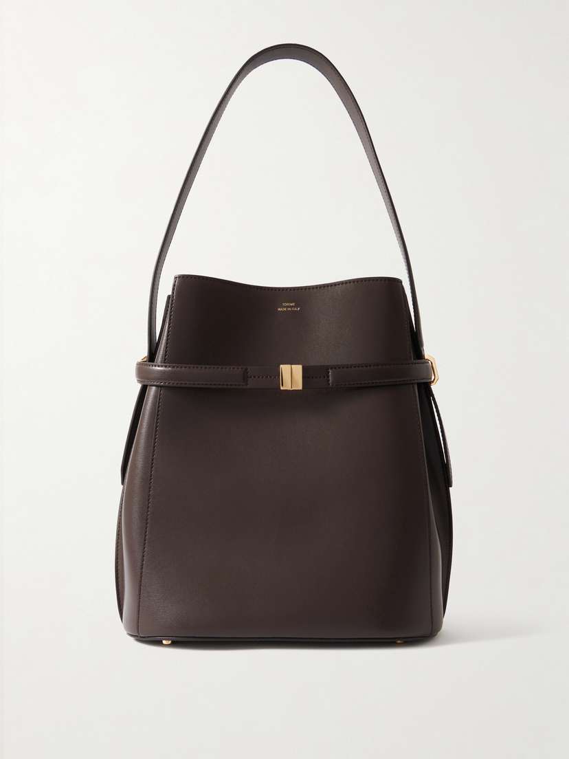 TOTEME Belted Leather Tote