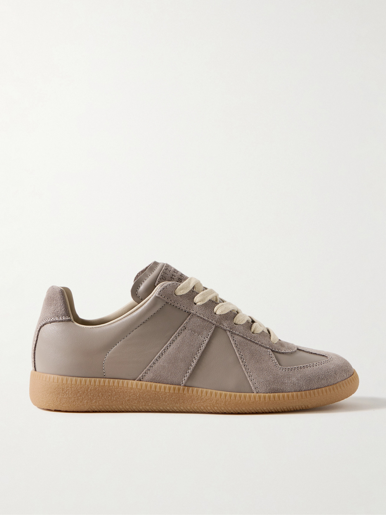 Maison Margiela - Replica Suede And Leather Sneakers - Gray