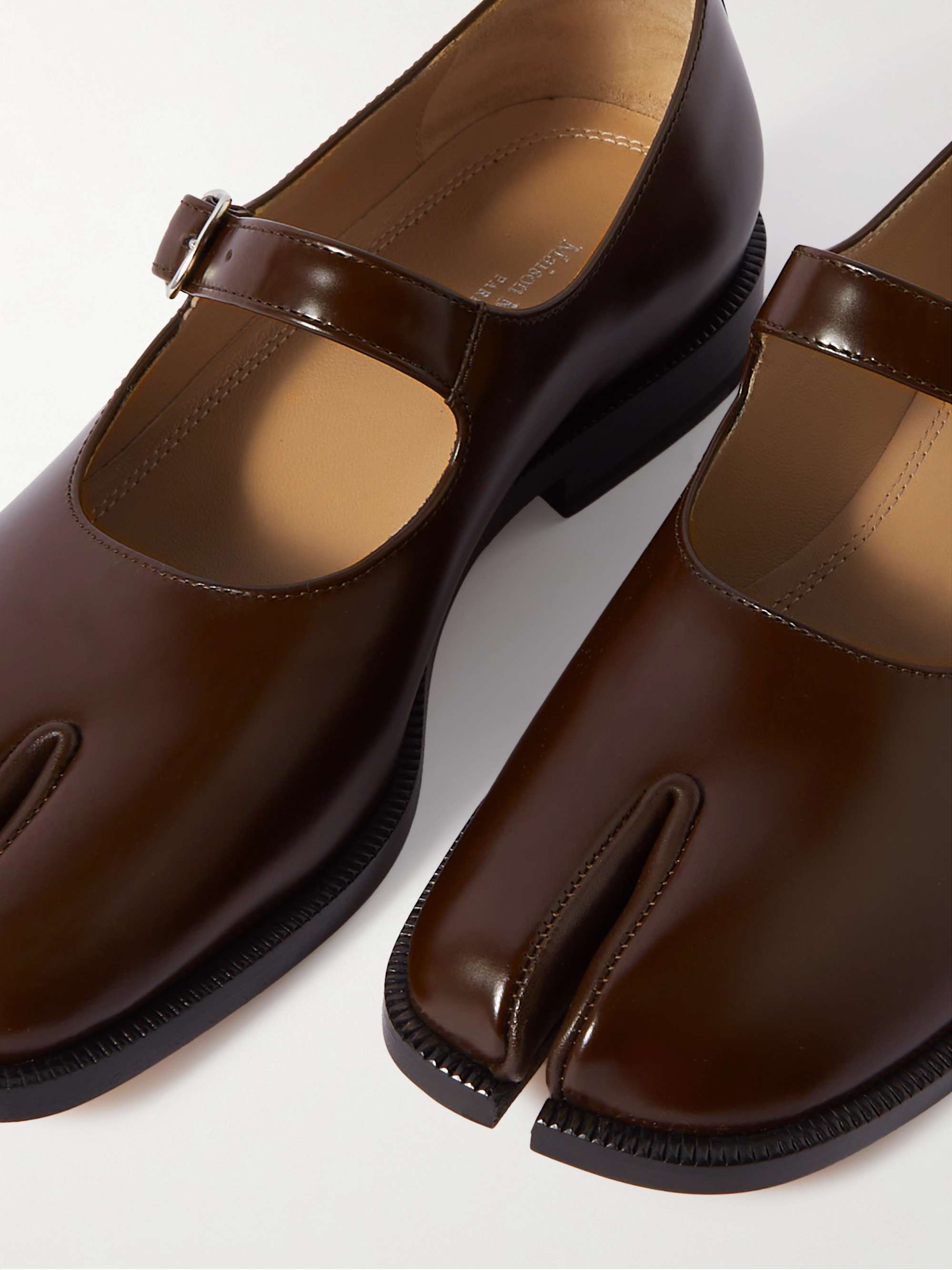 MAISON MARGIELA Tabi split-toe leather flats