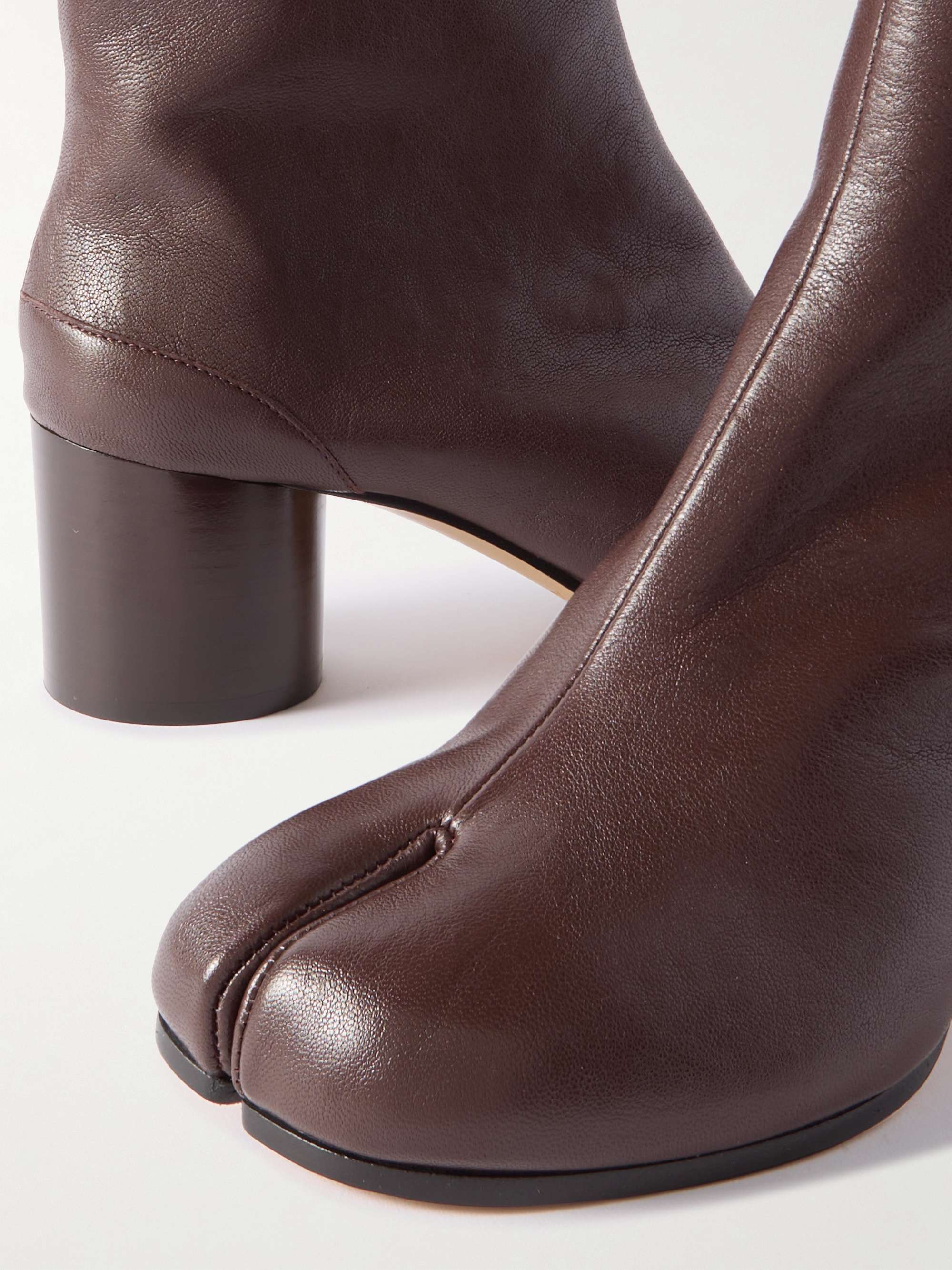 MAISON MARGIELA Tabi split-toe leather ankle boots