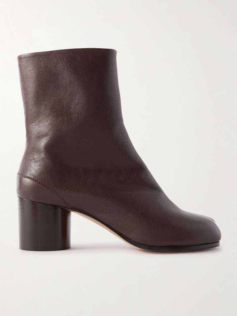 Maison Margiela Tabi Split-toe Leather Ankle Boots