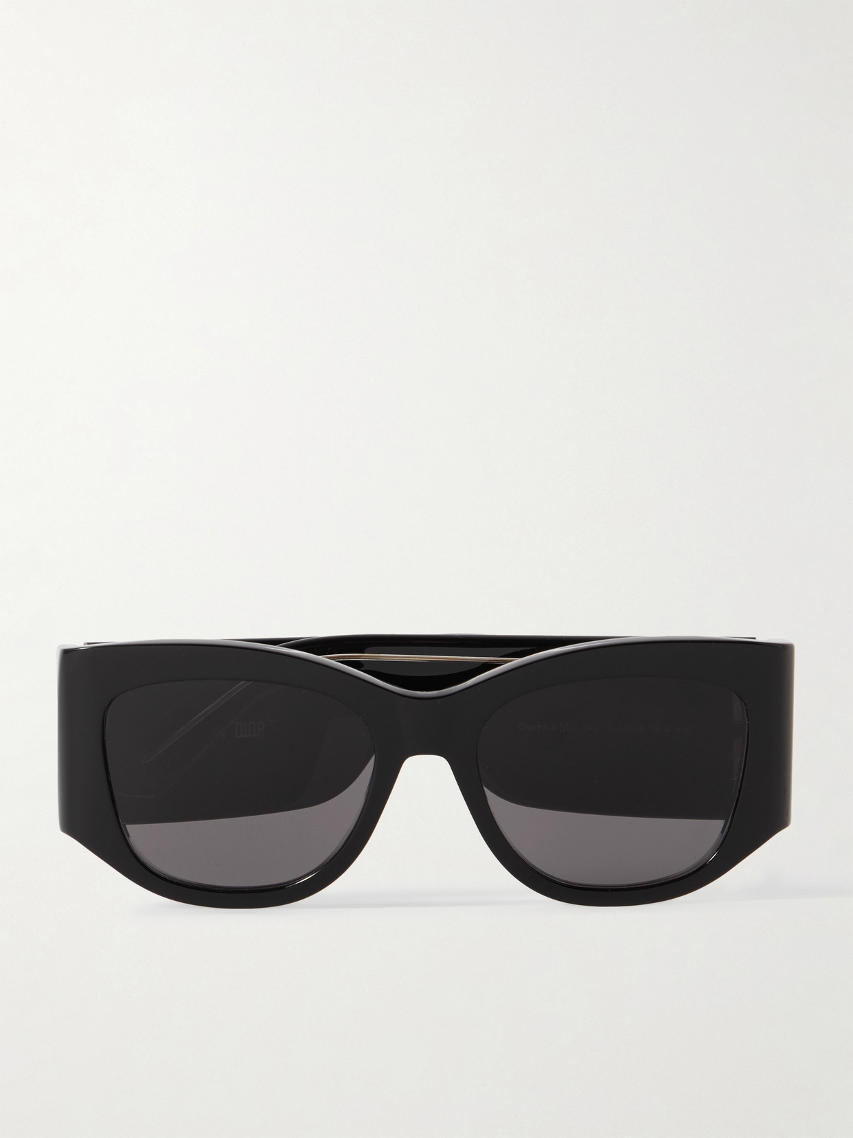 Dior Nuit S11 D-frame Acetate Sunglasses In Black