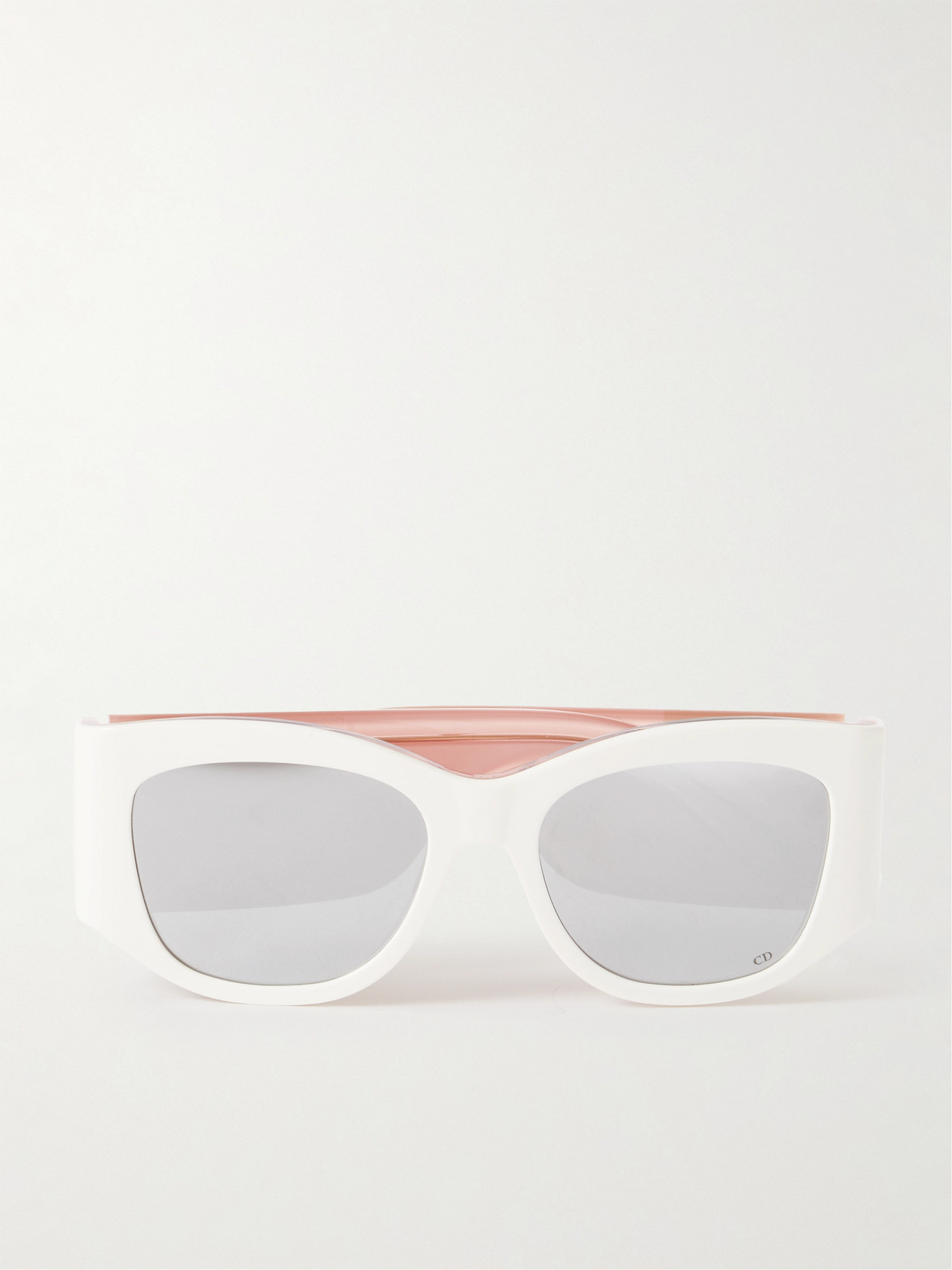 Dior Nuit S11 D-frame Two-tone Acetate Sunglasses In Ivory