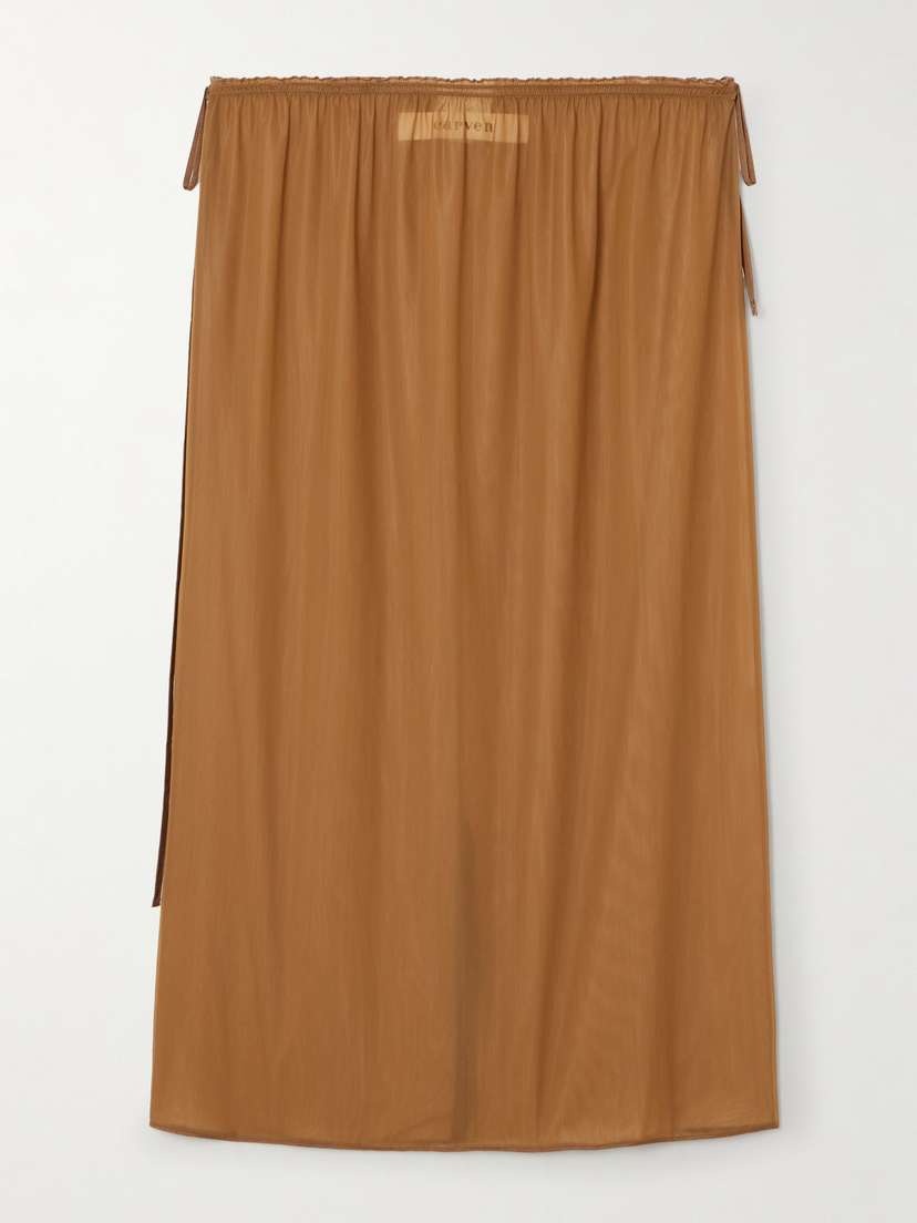 CARVEN Stretch-jersey Midi Skirt - FR 34
