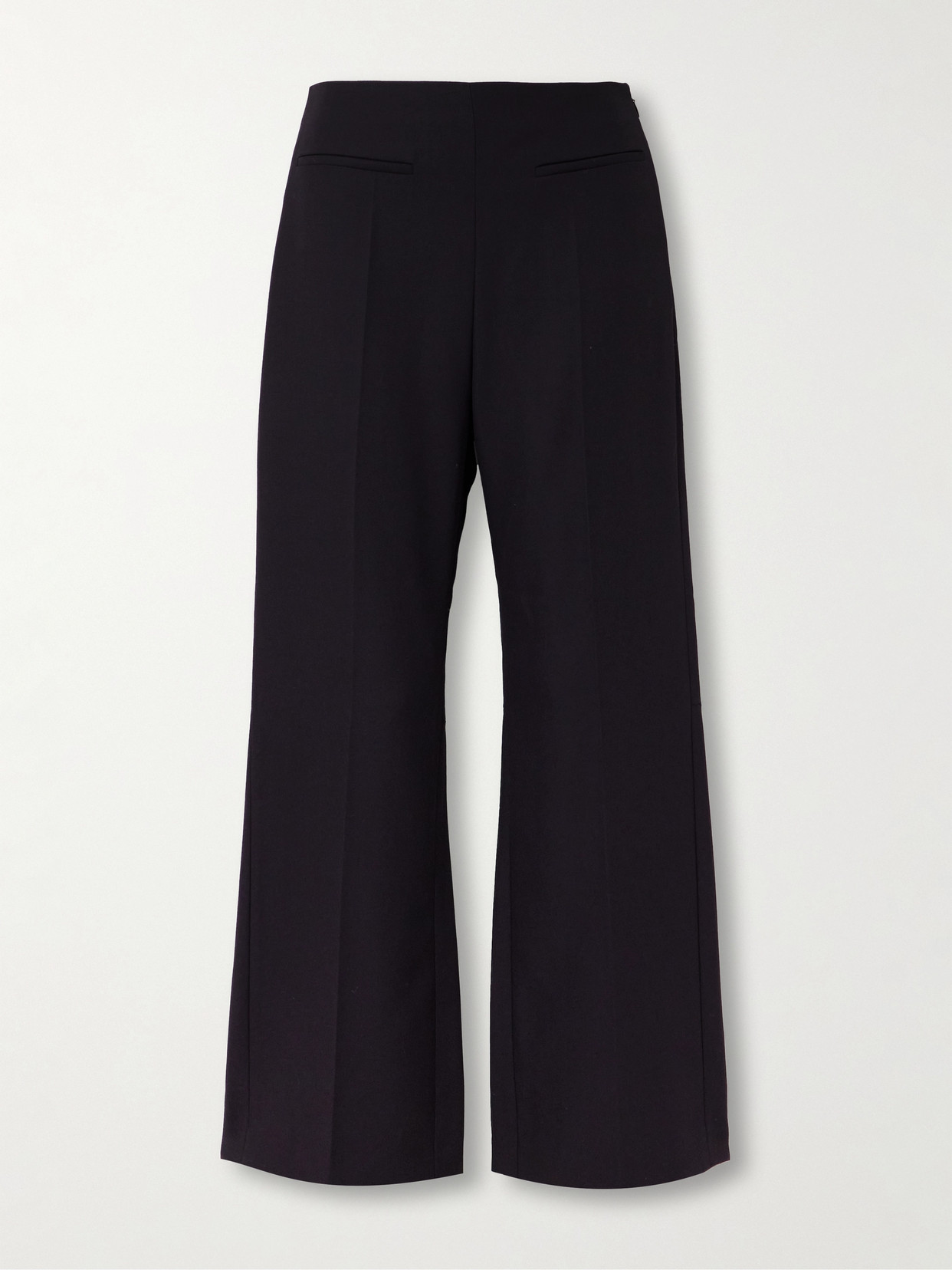 Carven Wool Palazzo Pants In Black