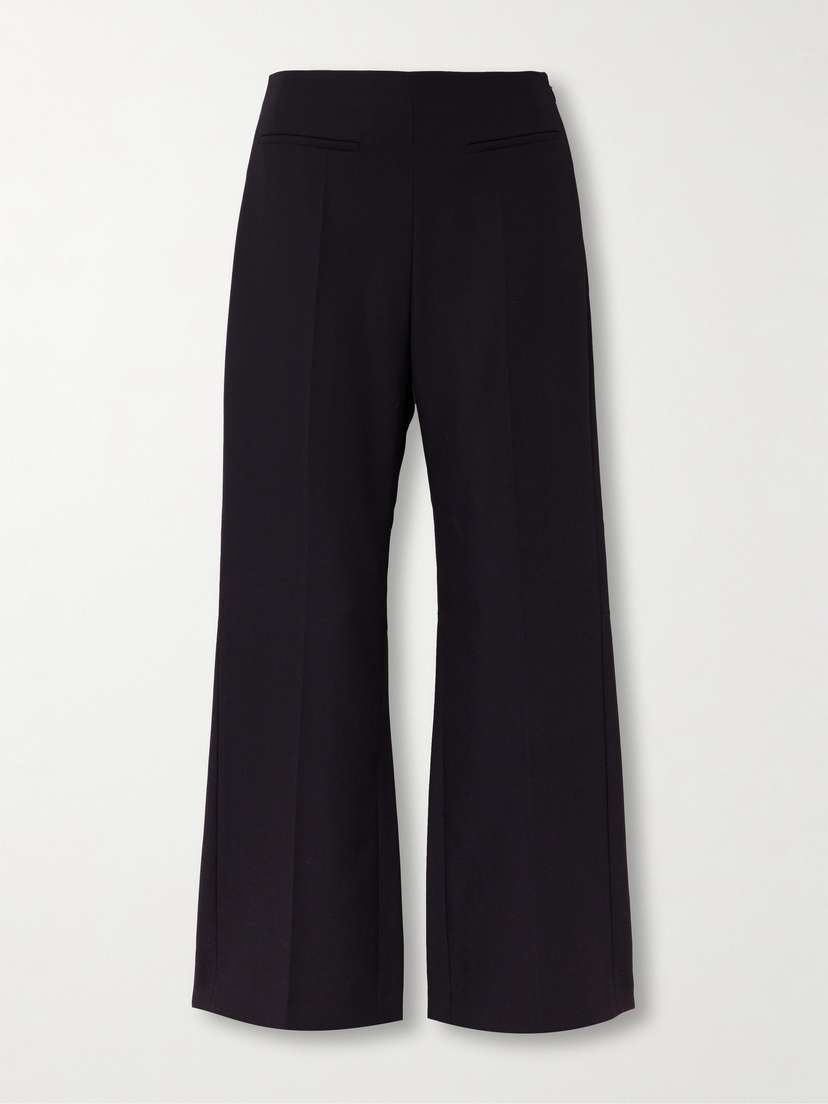 CARVEN Grain De Poudre Wool Flared Pants