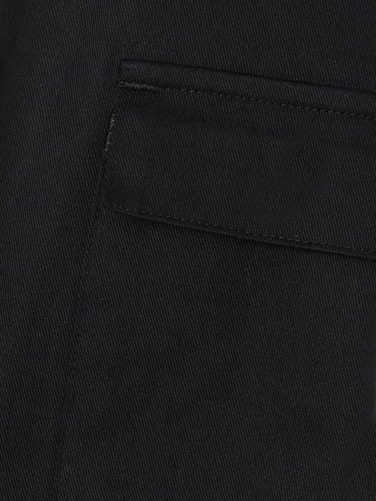 Rivet Utility Frayed Cotton-blend Twill Jumpsuit In Black