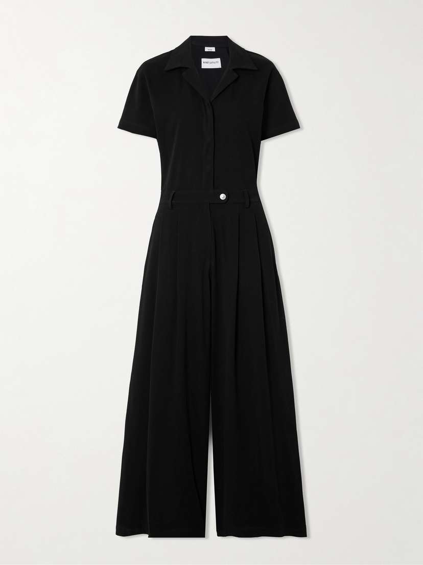 Rivet Utility Stylist Cotton-blend Twill Jumpsuit