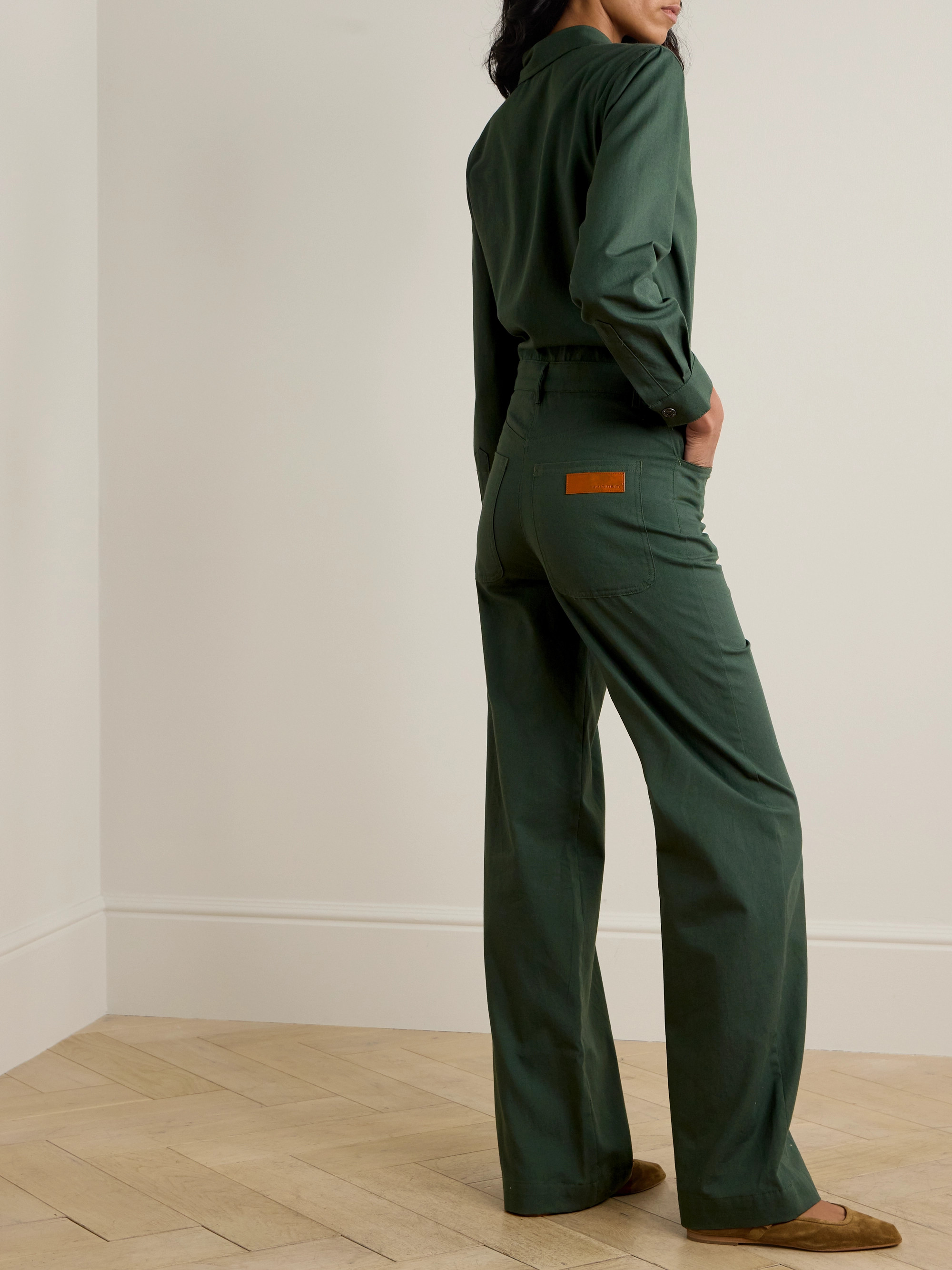 RIVET UTILITY Boyfriend cotton-canvas jumpsuit thumbnail