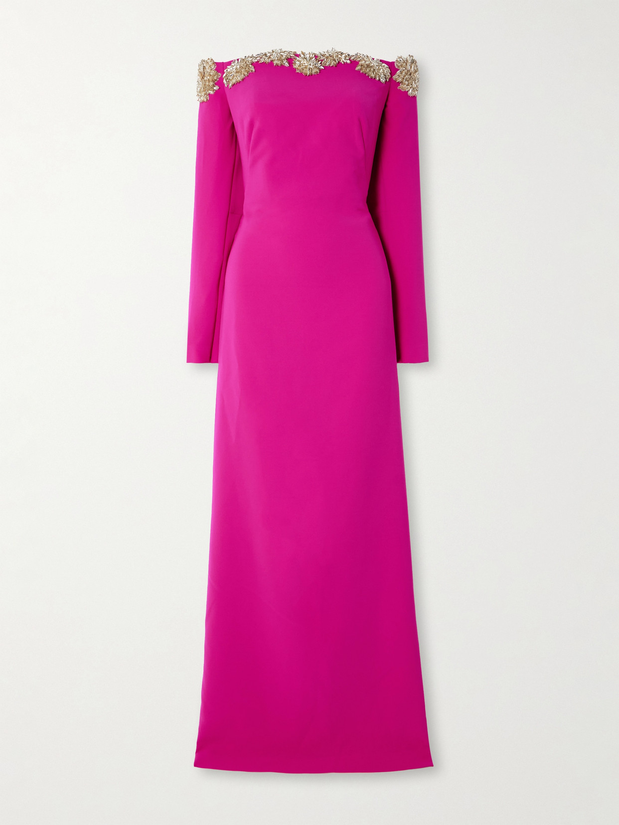 Costarellos Off-the-shoulder Meline Gown In Pink