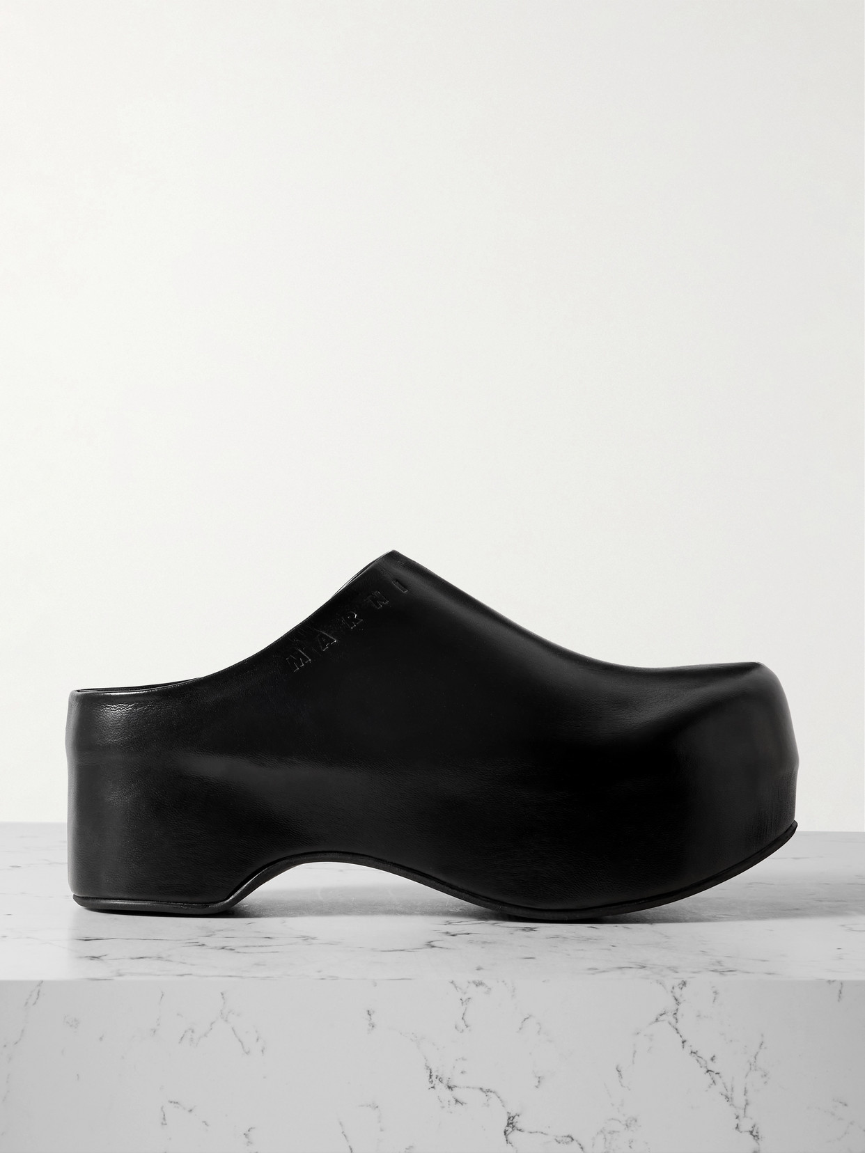 Marni Chunky Clog Sabot With In Black