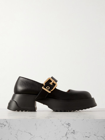 Marni Leather Mary Jane pumps