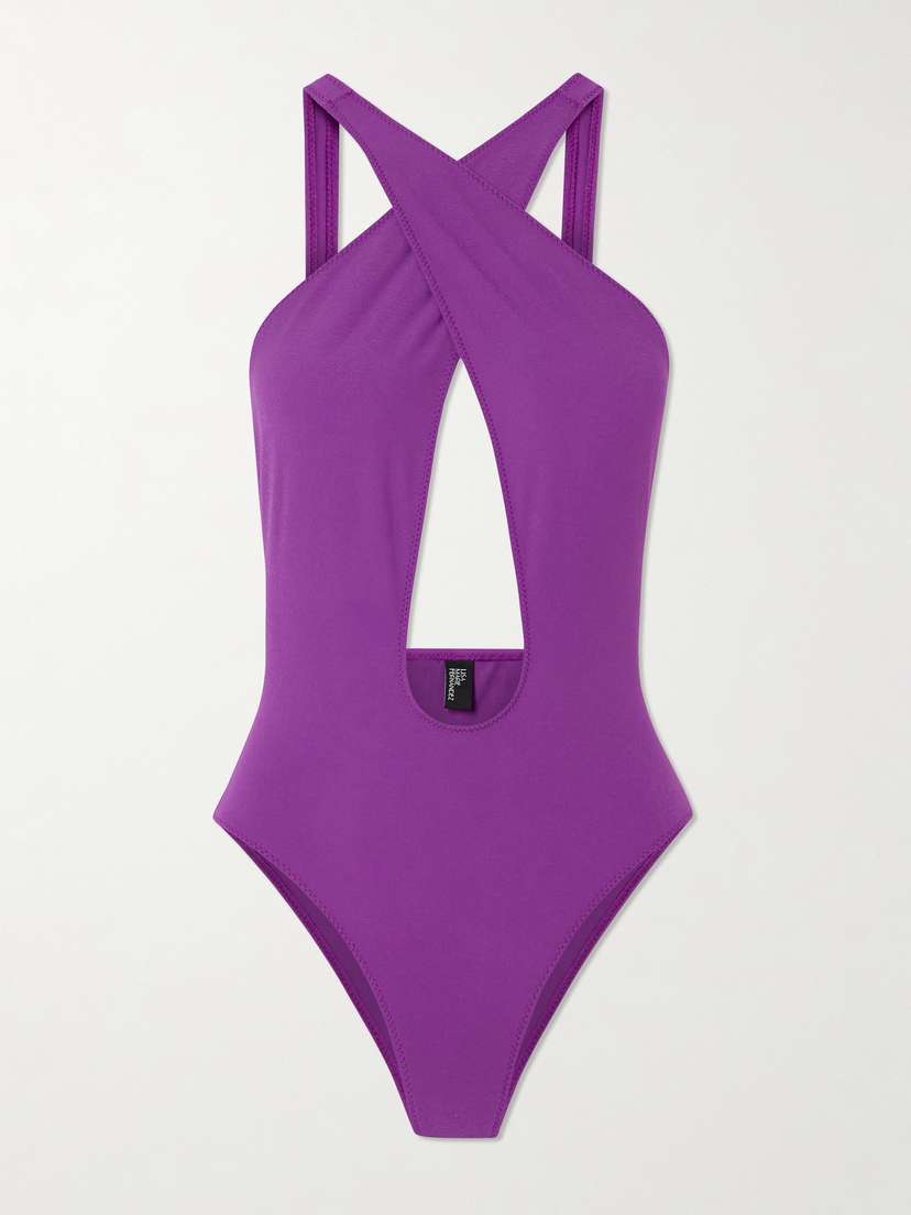 Lisa Marie Fernandez Pretzel Cutout Swimsuit